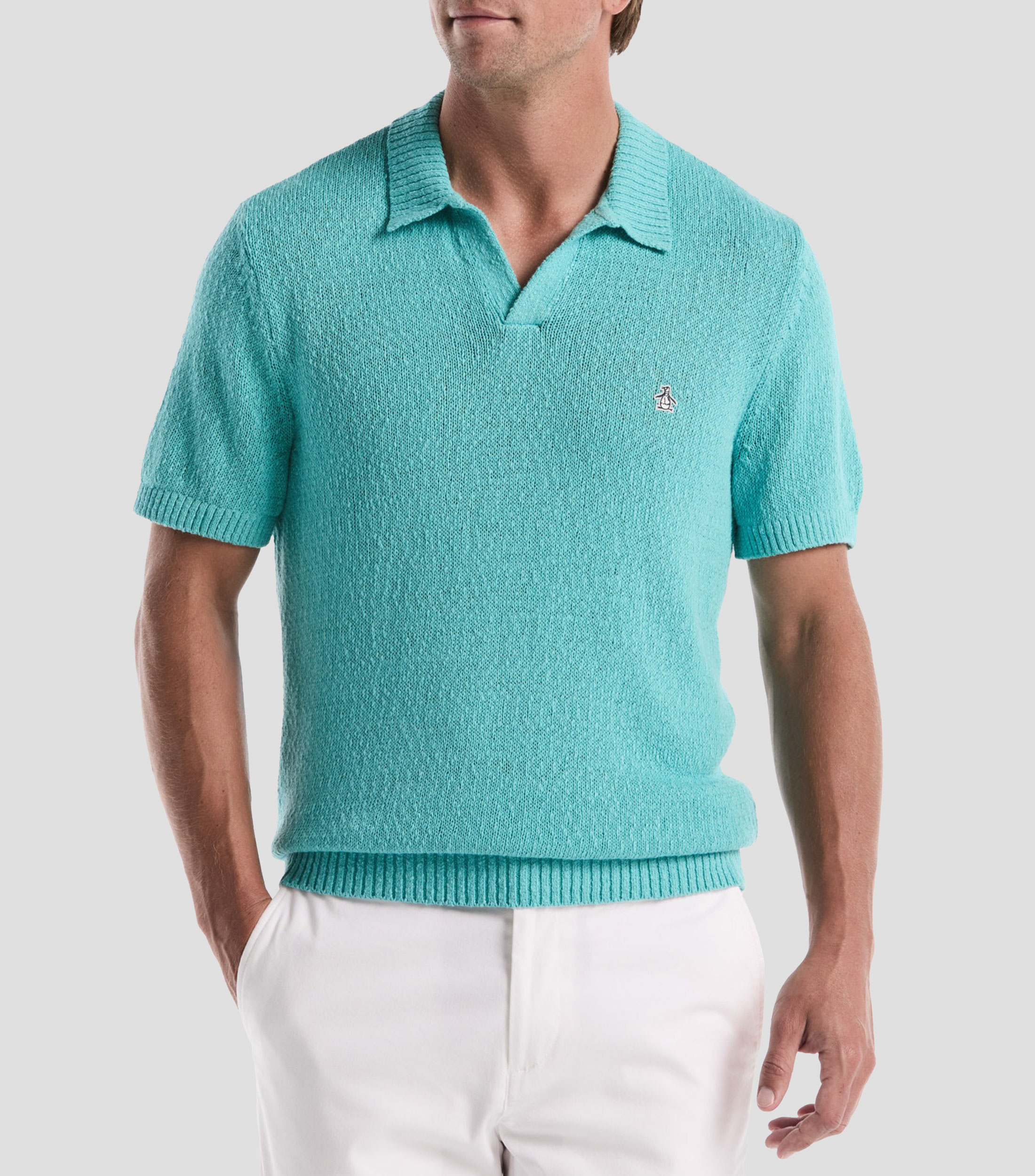 Playera tipo polo manga corta fantasía Hombre